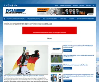 BSV-Ski.de(Herzlich Willkommen beim Bayerischen Skiverband) Screenshot