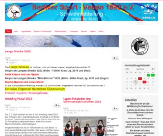 BSV92-SChwimmen.de(Berliner Sport) Screenshot