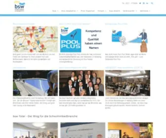 BSW-Web.de(Bundesverband Schwimmbad) Screenshot