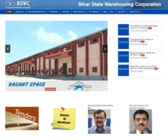 BSWC.co.in(Bihar State Warehousing Corporation (BSWC)) Screenshot