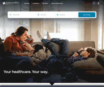BSwhealth.com(Baylor Scott & White Health) Screenshot