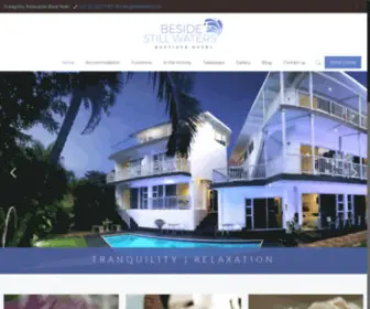 BSwhotel.co.za(Beside Still Waters Boutique Hotel in La Lucia) Screenshot