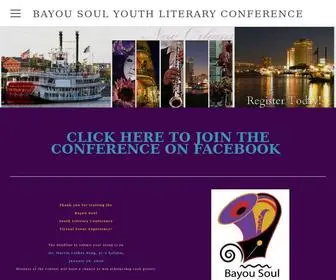 BSwliteraryconference.com(Bayou Soul Writers & Reader's Conference) Screenshot