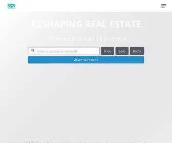 BSwrealestate.com(A new kind of Real Estate brokerage in Denver Colorado that's mission) Screenshot