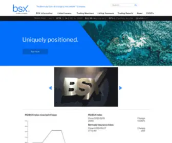 BSX.com(Bermuda Stock Exchange) Screenshot