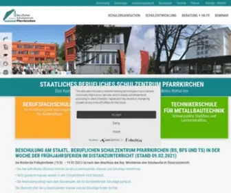 BSZpfarrkirchen.de(Staatliches Berufliches Schulzentrum Pfarrkirchen) Screenshot