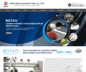 BT-Fiber.com(Hubei Botao Synthetic Fiber Co) Screenshot