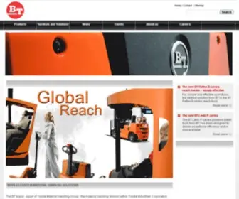 BT-Forklifts.com(Global supplier of Material Handling Equipment) Screenshot