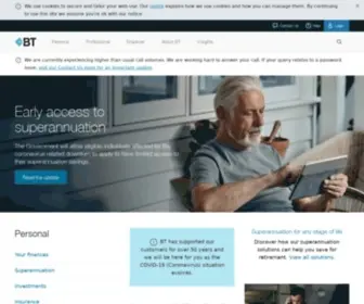 BT.com.au(50 years experience in super) Screenshot