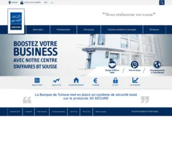 BT.com.tn(Banque de Tunisie) Screenshot