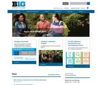 Btaa.org(Big Ten Academic Alliance) Screenshot