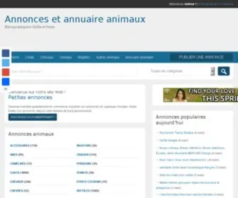 Btanimaux.com(Elevage Adoption Saillie et Vente) Screenshot