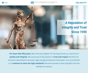 BTblaw.com(BTB Law) Screenshot