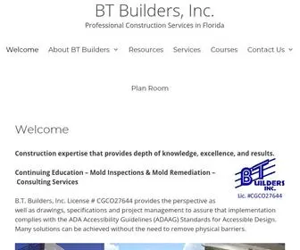 Btbuilders.com(BT Builders) Screenshot