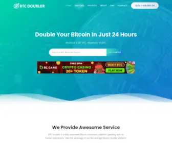 BTC-Doubler.net(Bitcoin doubler) Screenshot