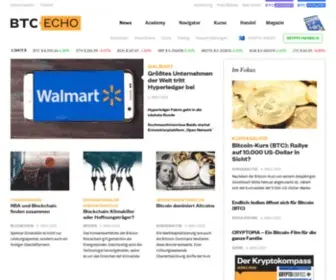 BTC-Echo.de(Bitcoin & Blockchain seit 2014) Screenshot