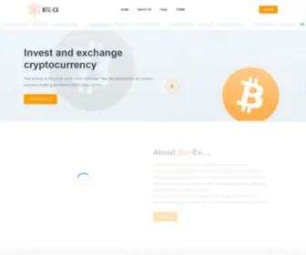 BTC-EX.org(Invest and exchange cryptocurrency) Screenshot