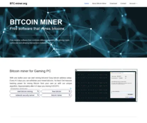 BTC-Miner.org(BTC Miner) Screenshot