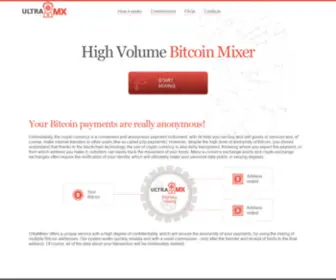 BTC-Mixer.io(ULTRAMIXER) Screenshot