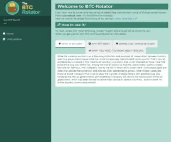 BTC-Rotator.com(BTC Rotator) Screenshot