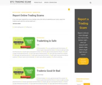 BTC-Scam.com(BTC TRADING SCAM) Screenshot