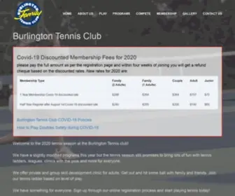 BTC1.ca(Burlington Tennis Club) Screenshot