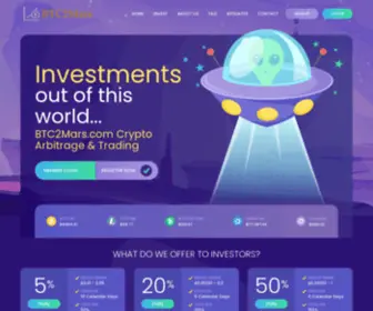 BTC2Mars.com(Most Trusted Bitcoin Investment Platform) Screenshot