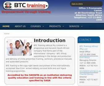 Btcafrica.co.za(BTC Africa) Screenshot