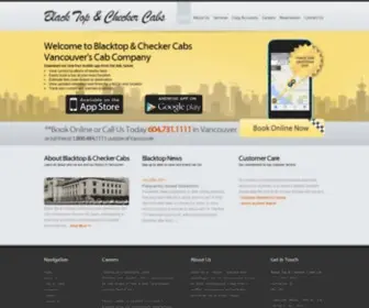 BTccabs.ca(Black Top & Checker Cabs) Screenshot