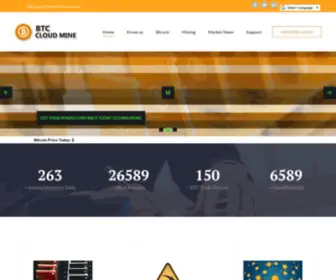 BTCcloudmine.com(Btc cloudmine platform) Screenshot
