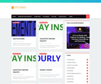 BTCDaily.xyz(BTC DAILY) Screenshot