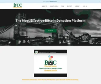 BTCDonations.net(BTC Donations) Screenshot