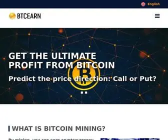 Btcearn.info(Btcearn info) Screenshot