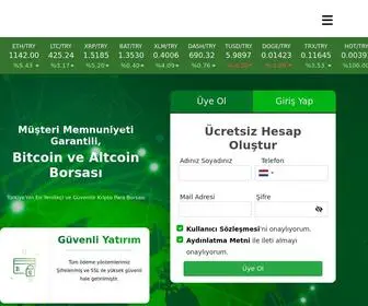 BTcfinans.com(Türkiye'nin En Yenilikçi ve Güvenilir Kripto Para Borsası) Screenshot