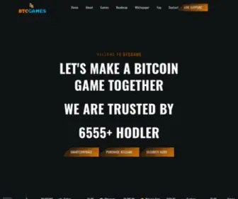 BTcgamee.com(Let's Play and Earn Money Together) Screenshot