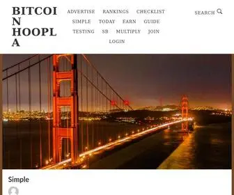 BTchoopla.com(Bitcoin Marketing) Screenshot