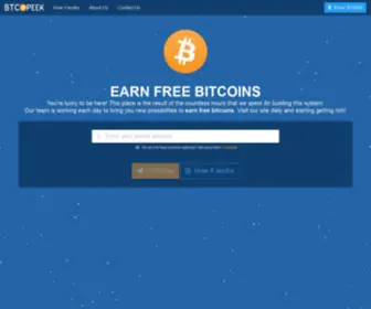 BTcpeek.com(BTC Peek) Screenshot