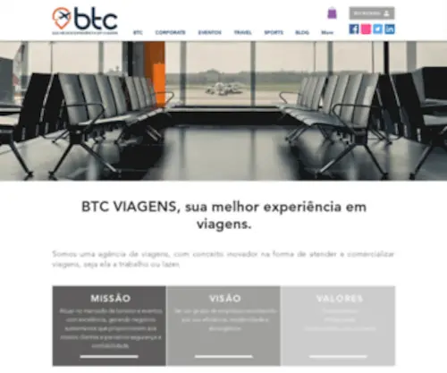 BTcviagens.com.br(Agência de Viagens) Screenshot