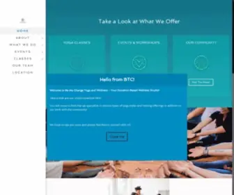 BTcwellness.org(Be The Change) Screenshot