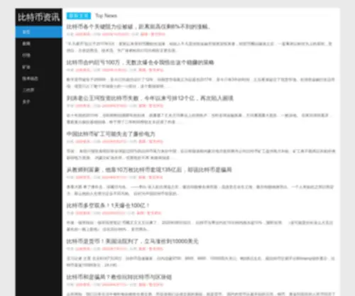 BTczixun.com(比特币资讯) Screenshot