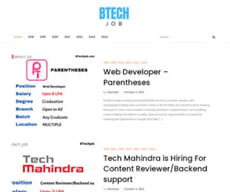 BtechJob.com(BTech Jobs) Screenshot