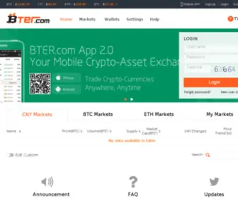 Bter.com(Bitcoin and Crypto) Screenshot