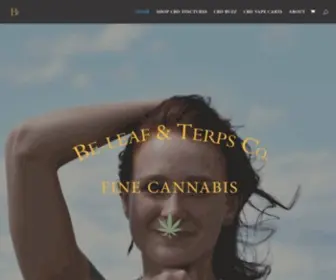 Bterps.com(Be-Leaf Terps and Co) Screenshot