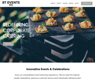 Bteventsnyc.com(BT Events NYC Corporate Catering & Events) Screenshot