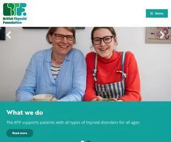 BTF-THyroid.org(The British Thyroid Foundation (BTF)) Screenshot