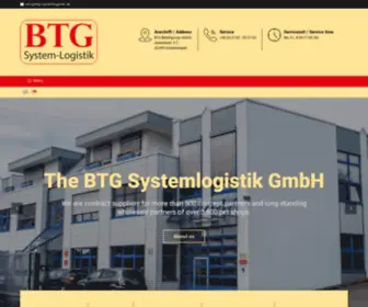 BTG-SYstemlogistik.de(BTG Beteiligungs GmbH) Screenshot