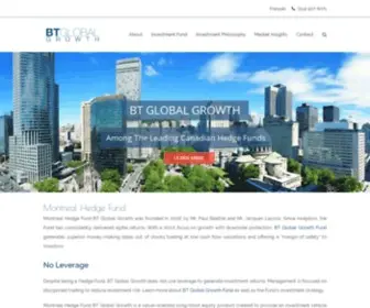 BTglobal.ca(Montreal Hedge Fund BT Global Growth) Screenshot