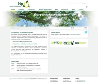 BTgWorld.com(BTG Biomass Technology Group BV) Screenshot