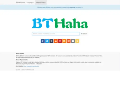 Bthaha.com(Magnet Search) Screenshot