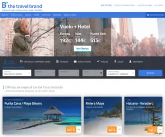 Bthetravelbrand.com(Barceló viajes) Screenshot